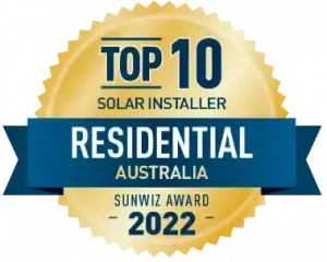 top 20 solar installer residential australia sunwiz award 2022