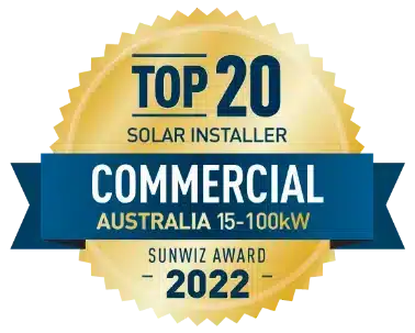 top 20 solar installer commercial australia sunwiz award 2022.webp