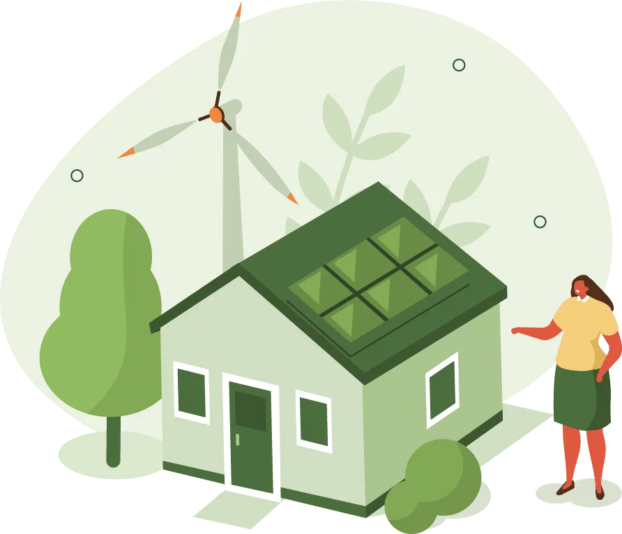 house with solar panels vector image.webp