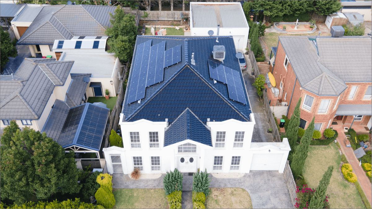 Solar panel installation