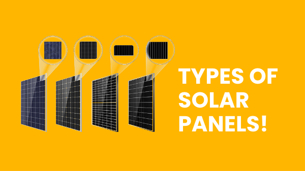 Types of energy solar panels